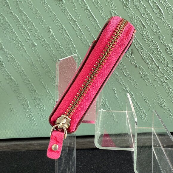 Kate Spade Pink Leather Wallet with Black Bow - Picture 3 of 6